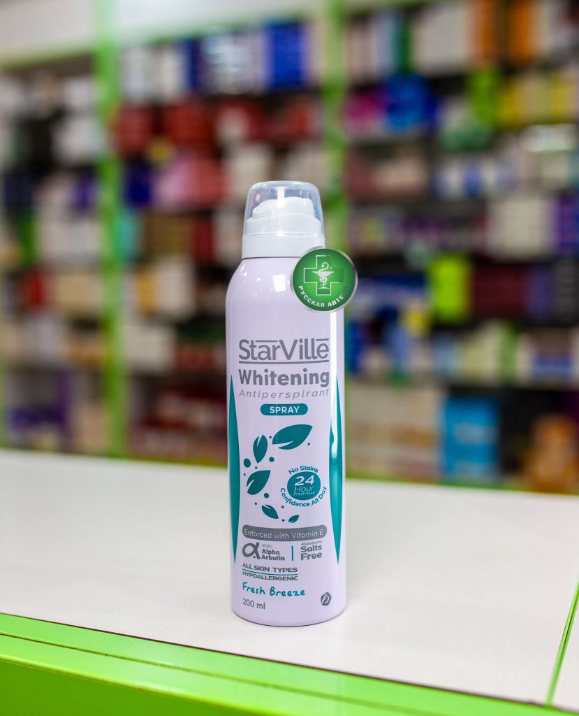 Starville Whitening antiperspirant spray Fresh breeze 150 ml