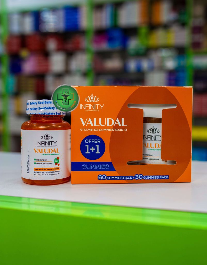 Infinity Valudal Vitamin D3 & Calcium Gummies (60+30 pcs)