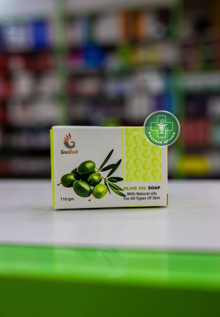 Sea Shell Natural olive oil soap Nourishment & hydration for all skin types 110 g