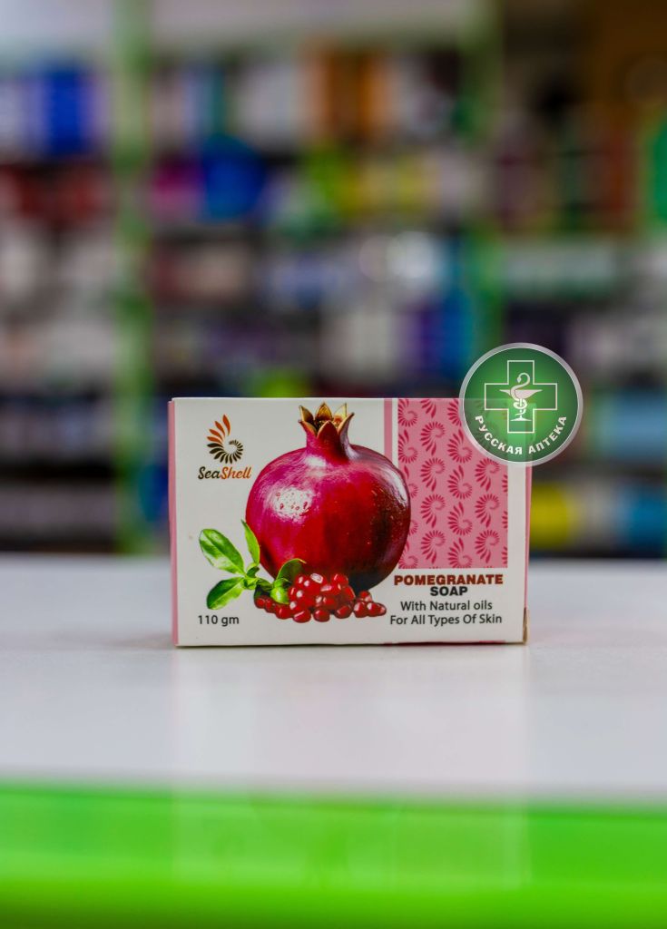 Sea Shell Pomegranate extract soap Tone & radiance 110 g