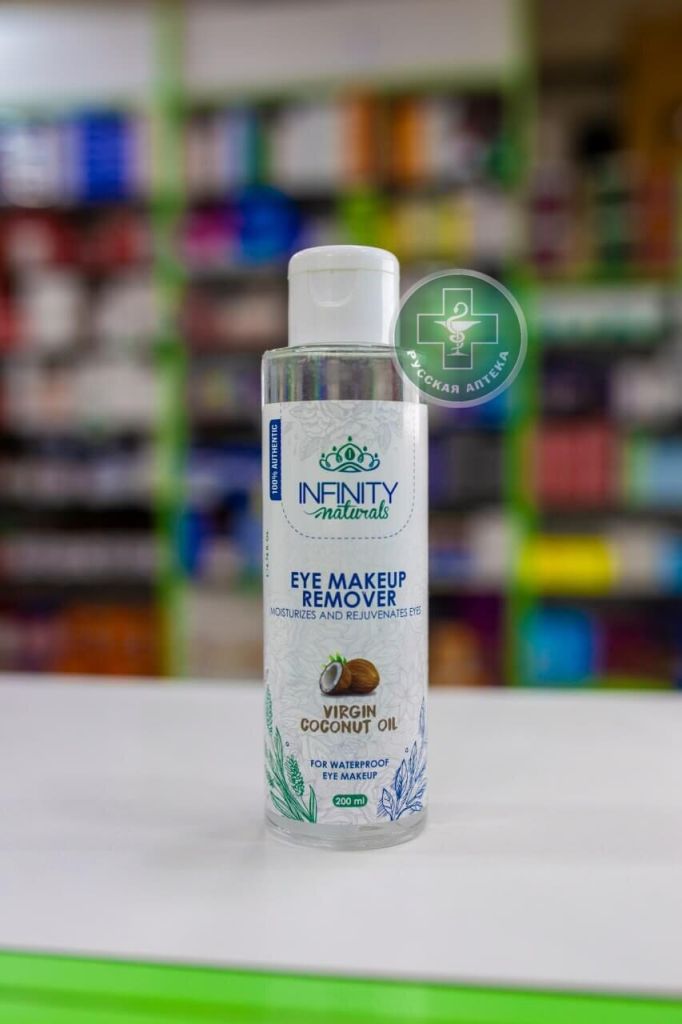 Infinity Naturals Eye makeup remover with virgin coconut oil 200 ml