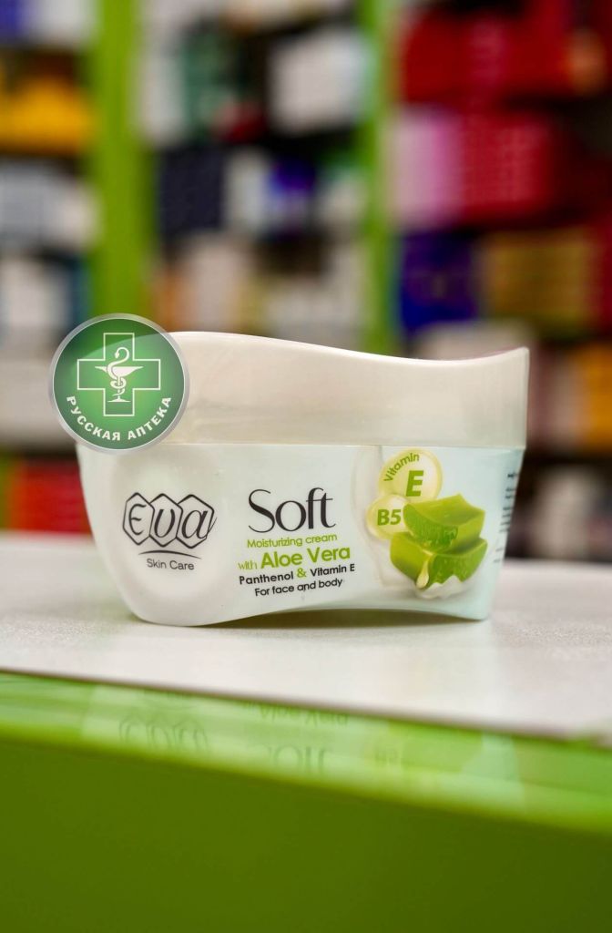 Eva Skin Care Moisturizing face and body cream with aloe vera, panthenol, and vitamin E 170 g
