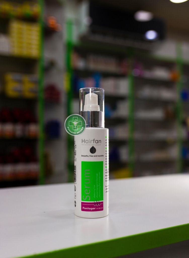 Pontagar Hairfan Hair serum Smoothness, shine & protection 120 ml