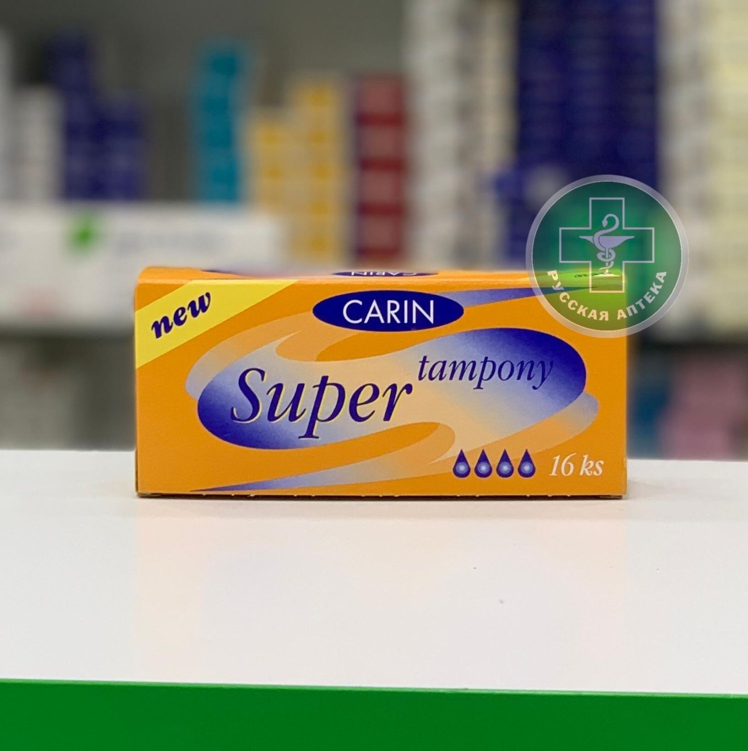 Carin Super Tampons 4 drops, 16 pcs