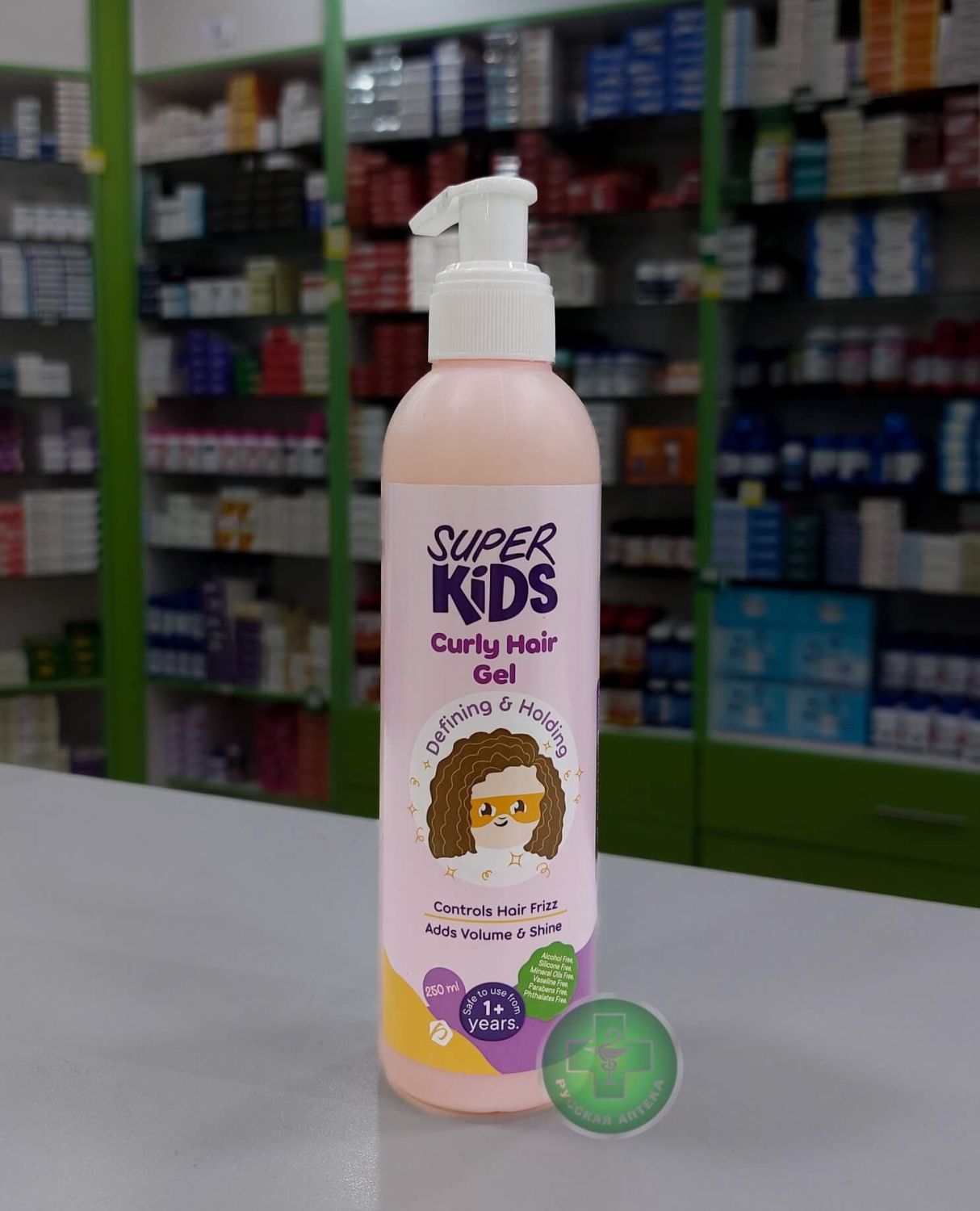 Super Kids Curl styling gel with oils and vitamins 250 ml