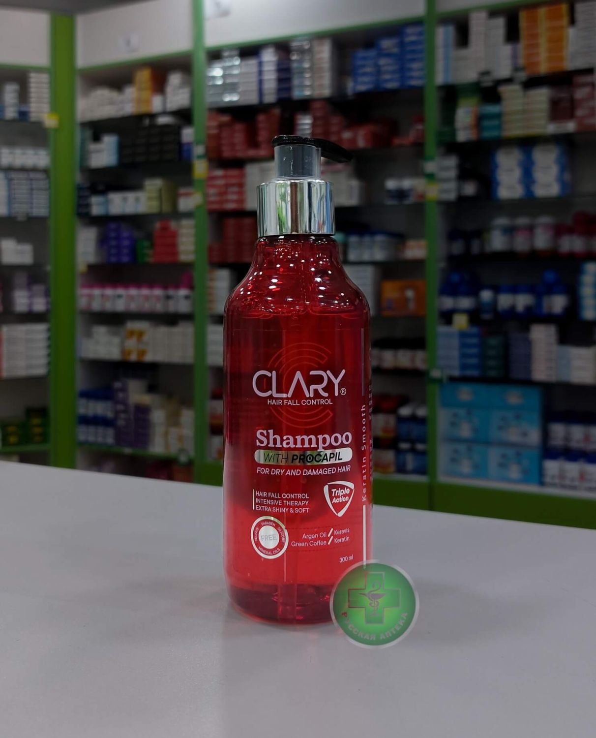 Clary Restorative shampoo with Procapil for dry and damaged hair 300 ml