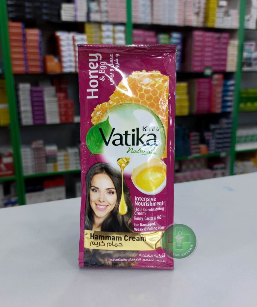 Vatika Hammam hair cream with egg and honey, intensive nourishment & repair 35 g