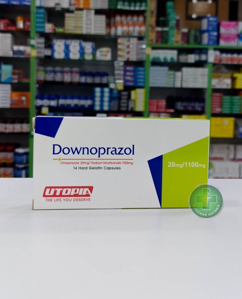 Downoprazol 20/1100 mg 14 capsules