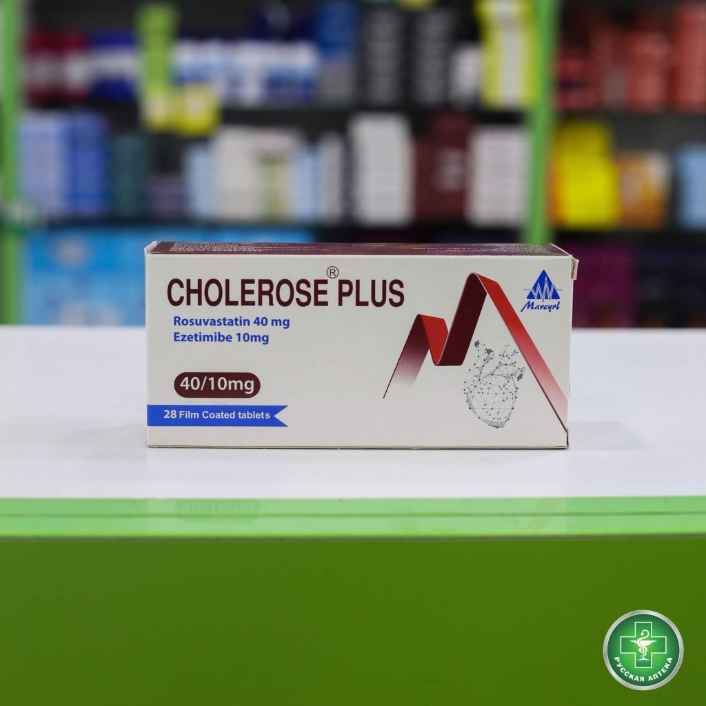 Cholerose Plus 40/10 mg 28 tablets