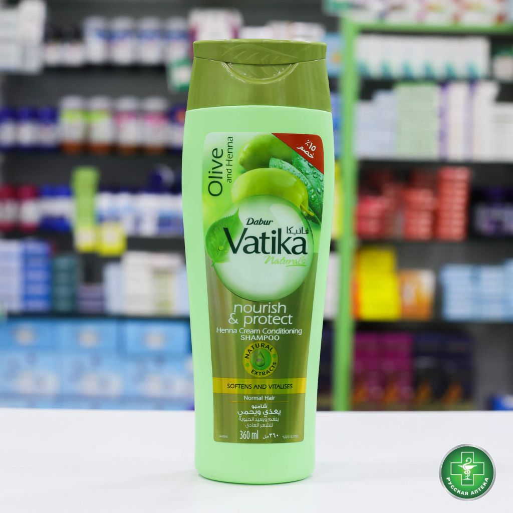 Vatika Hair shampoo Nourish & protect Olive & Henna for normal hair 360 ml