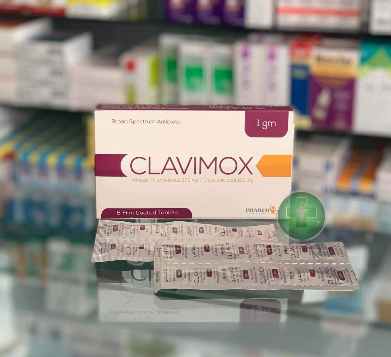 Clavimox 1 g 8 tablets