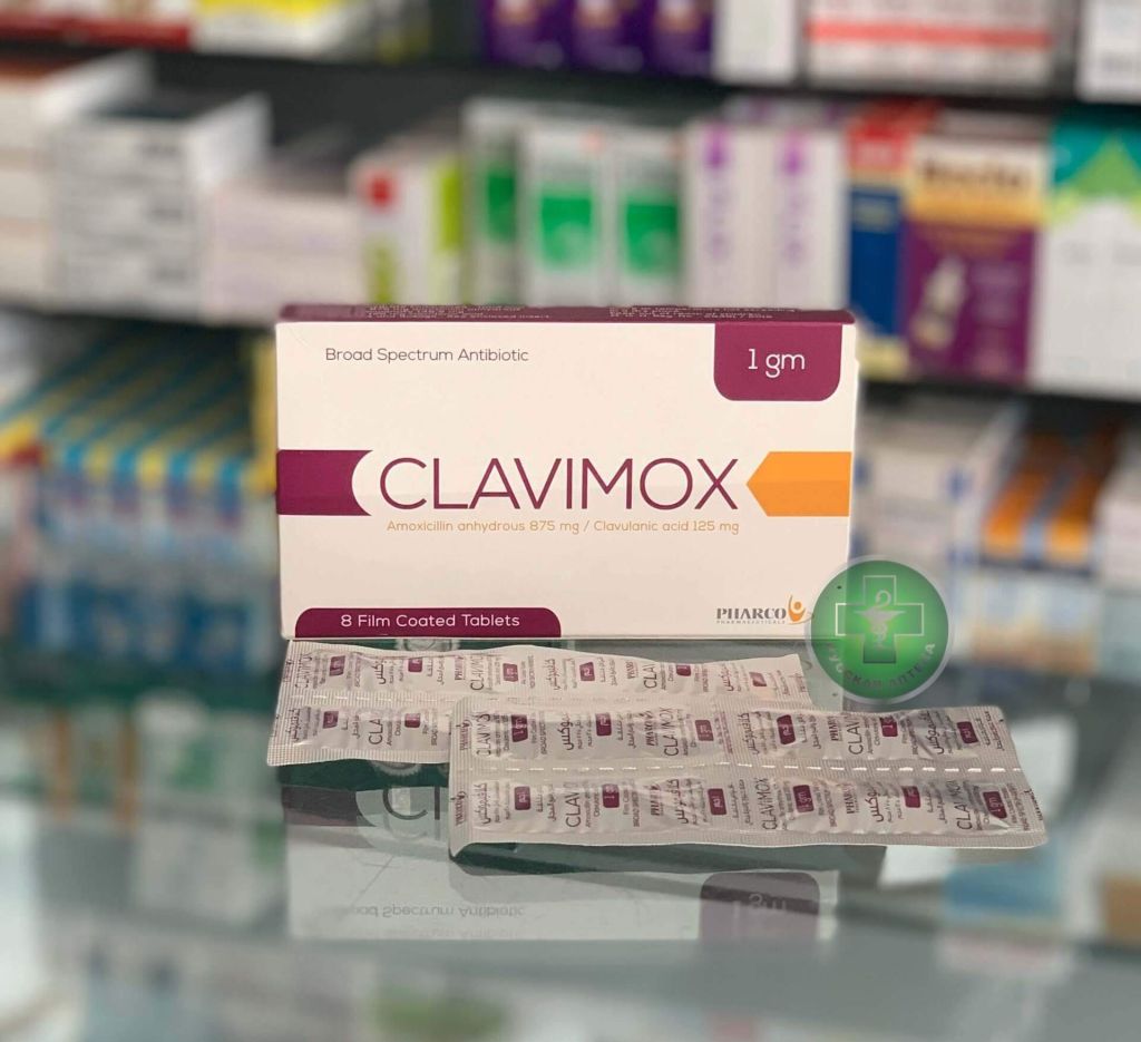 Clavimox 1 g 8 tablets