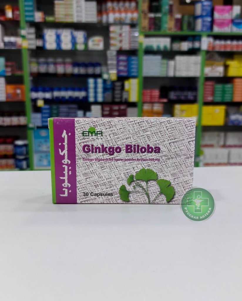 Ginkgo Biloba 260 mg 30 capsules