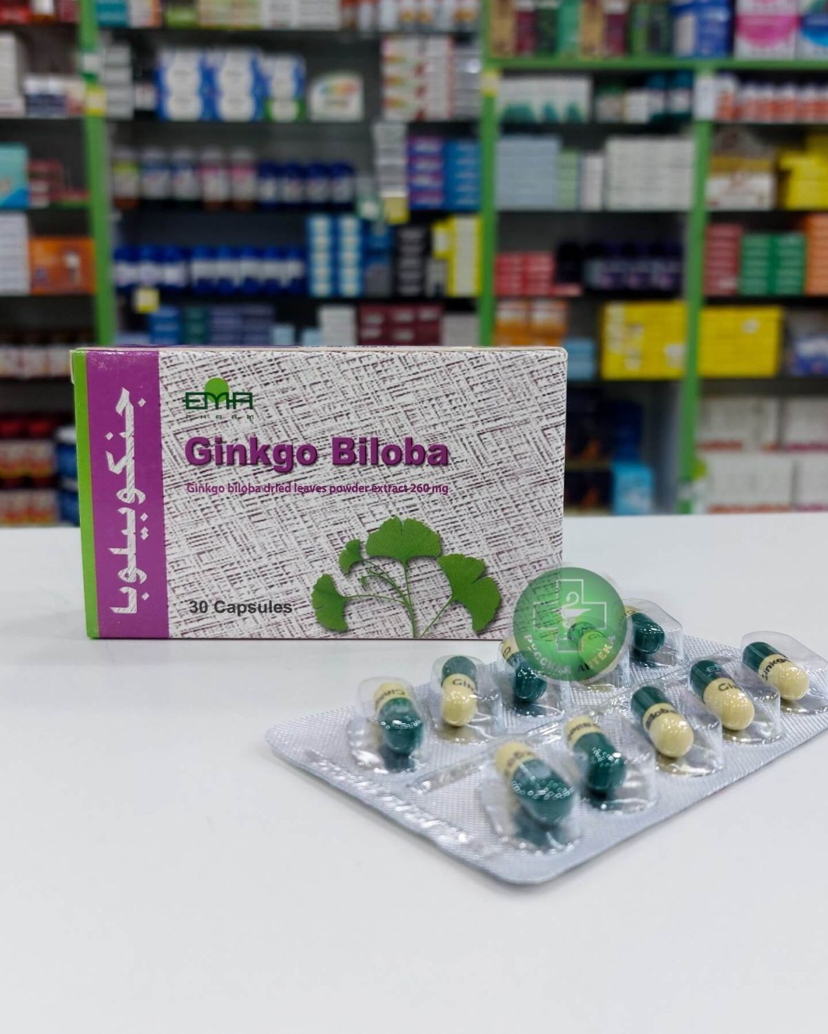 Ginkgo Biloba 260 mg 30 capsules