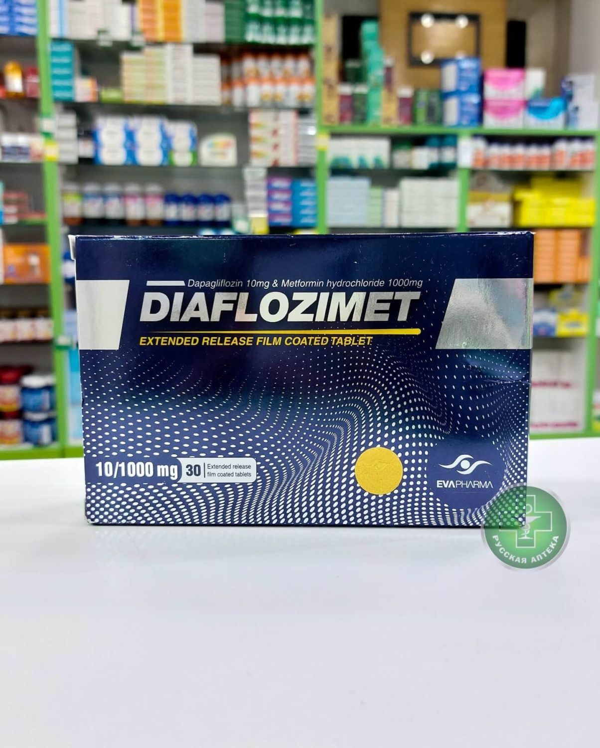 Diaflozimet 10 mg/1000 mg 30 tablets