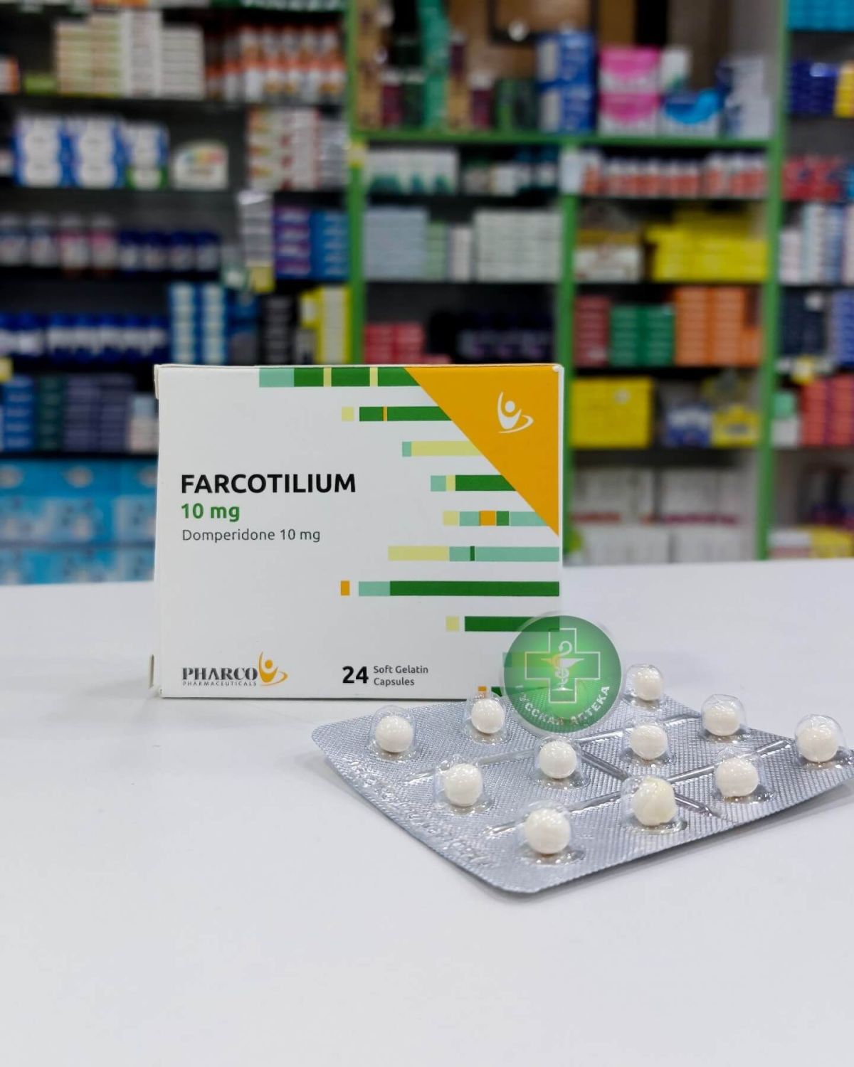 Farcotilium 10 mg 24 capsules