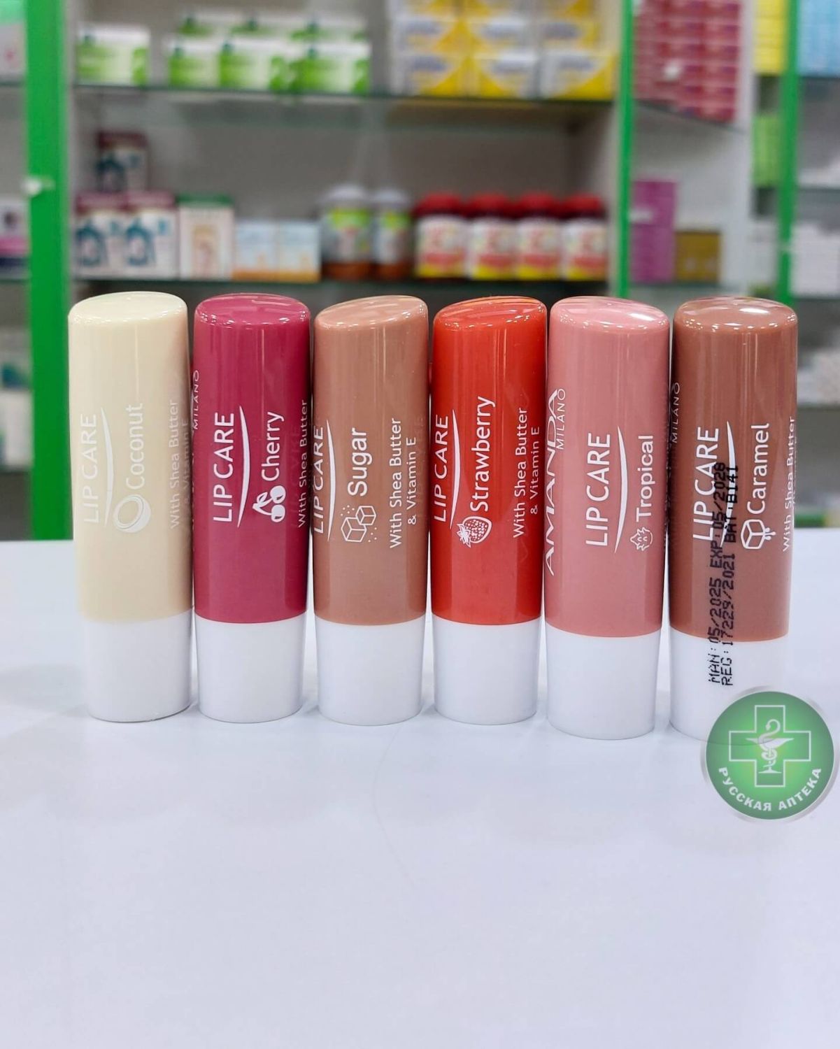 Amanda Milano Lip balm Coconut with Shea butter & vitamin E 4.8 g