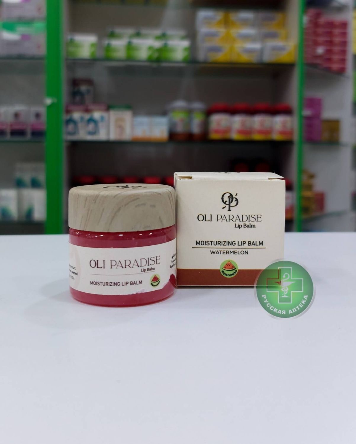 OLI PARADISE Nourishing lip balm with watermelon aroma and vitamin E 30 ml