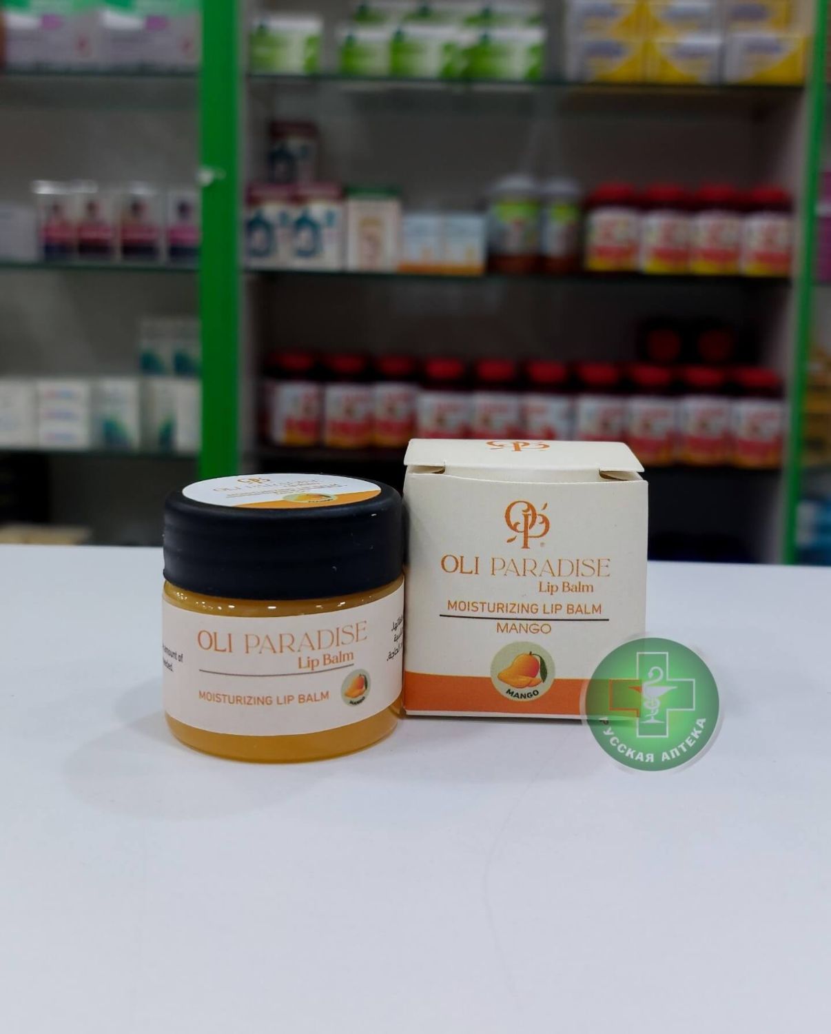 OLI PARADISE Soothing lip balm with mango scent and vitamin E 30 ml