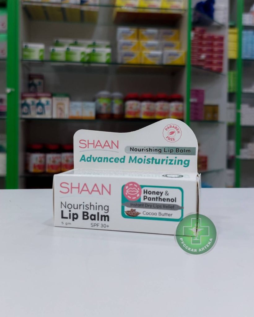 SHAAN Nourishing lip balm with Honey, panthenol & SPF 30+ 5 g