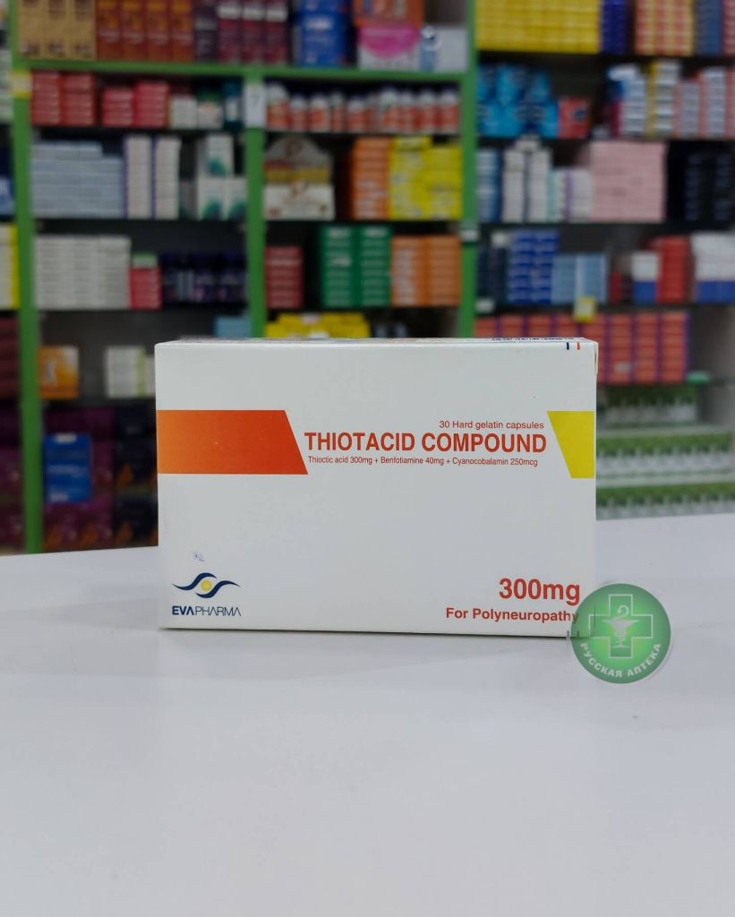 Thiotacid Compound 300 mg 30 capsules