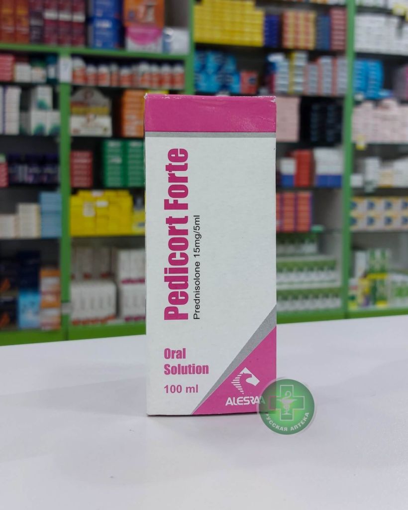 Pedicort Forte 15 mg/5 ml oral solution 100 ml