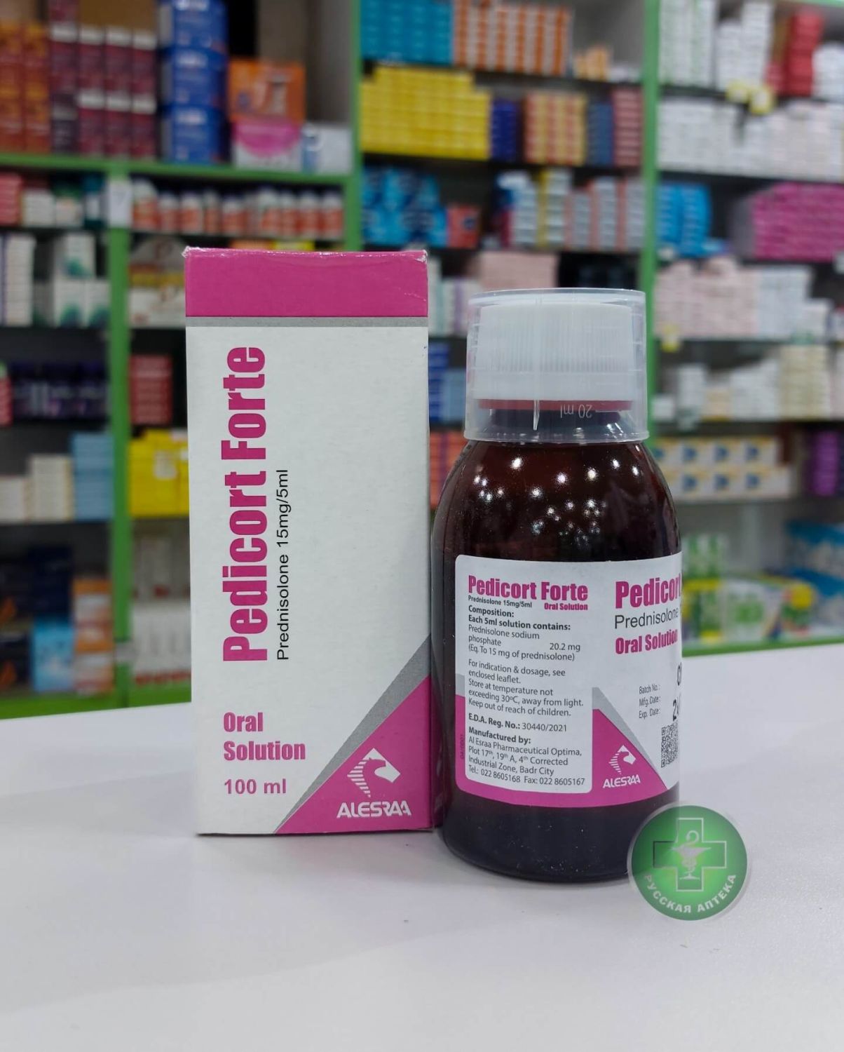 Pedicort Forte 15 mg/5 ml oral solution 100 ml