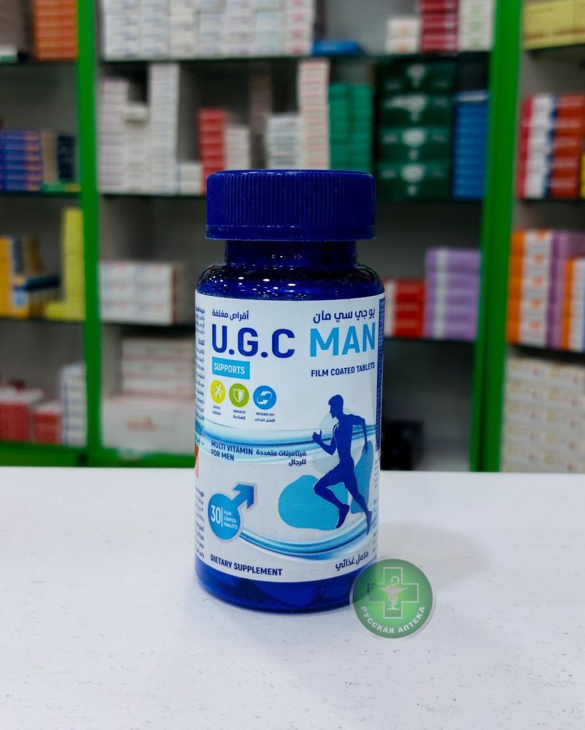 UGC Men Multivitamin and mineral complex for men's health, energy & immunity 30 tablets