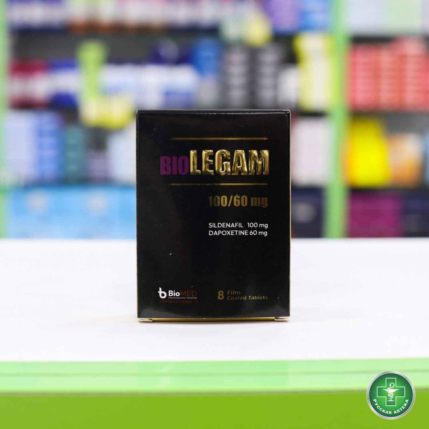 Biolegam 100/60 mg 8 tablets