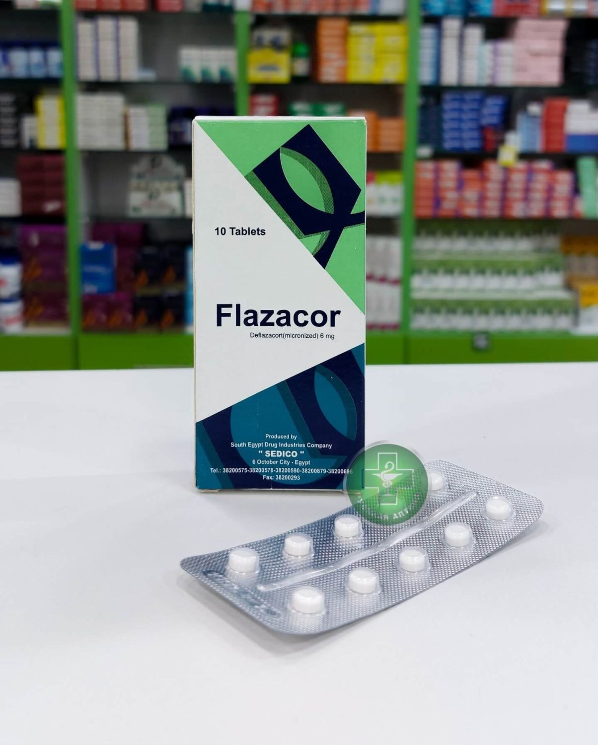 Flazacor 6 mg 10 tablets