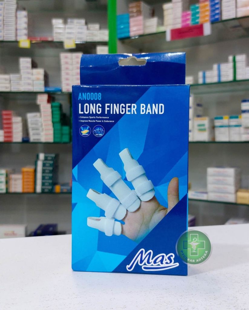 MAS Elastic finger support band 4 pcs