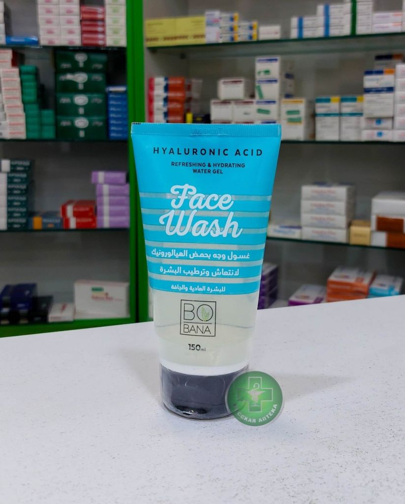 Bobana Face Wash refreshing and hydrating water gel with hyaluronic acid 150 ml
