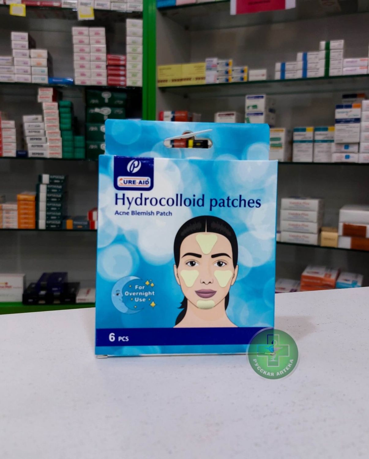 Cure-Aid Hydrocolloid acne patches 6 pcs