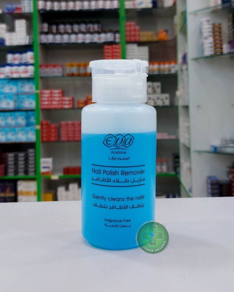 Eva Acetone nail polish remover, fragrance-free 200 ml