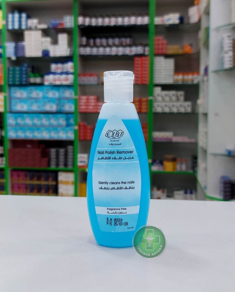 Eva Acetone nail polish remover, fragrance-free 100 ml