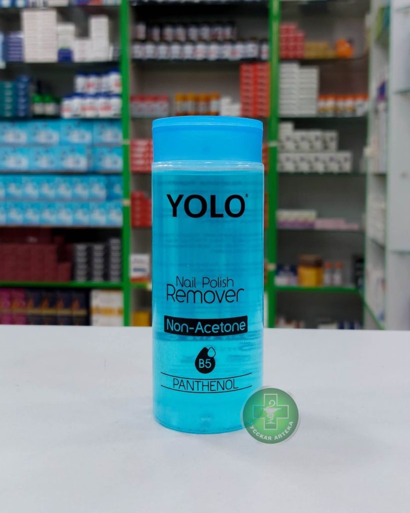YOLO Non-Acetone nail polish remover with panthenol 135 ml