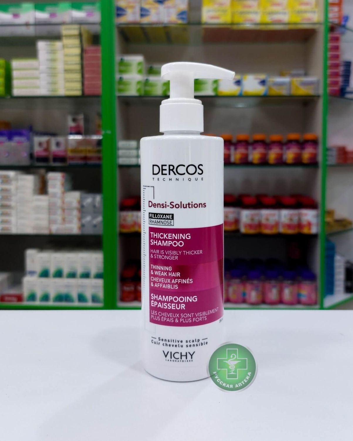 Vichy Dercos Restorative and thickening ceramide shampoo for thin and weak hair for sensitive scalp 250 ml