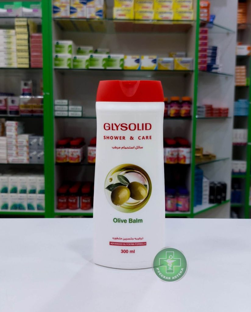 Glysolid Olive balm cream shower gel with glycerin 300 ml
