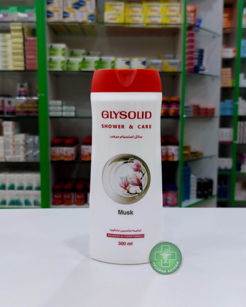 Glysolid Musk cream shower gel with glycerin 300 ml