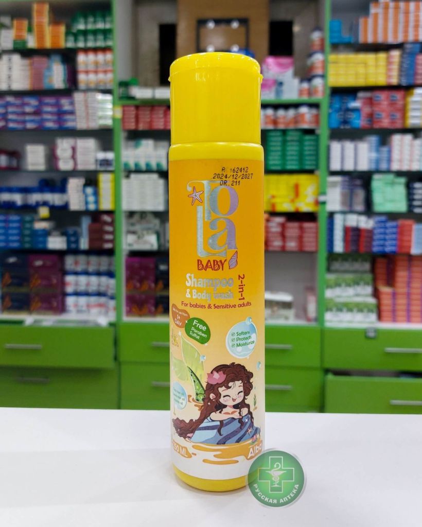 Tola Baby 2-in-1 Shampoo & body wash for children with banana scent 250 ml