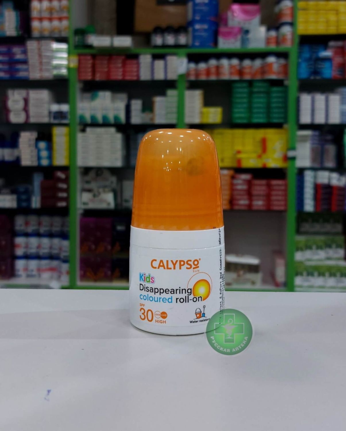 Calypso Sun Kids Disappearing Coloured Sun Lotion Roll-On SPF 30 (50 ml)