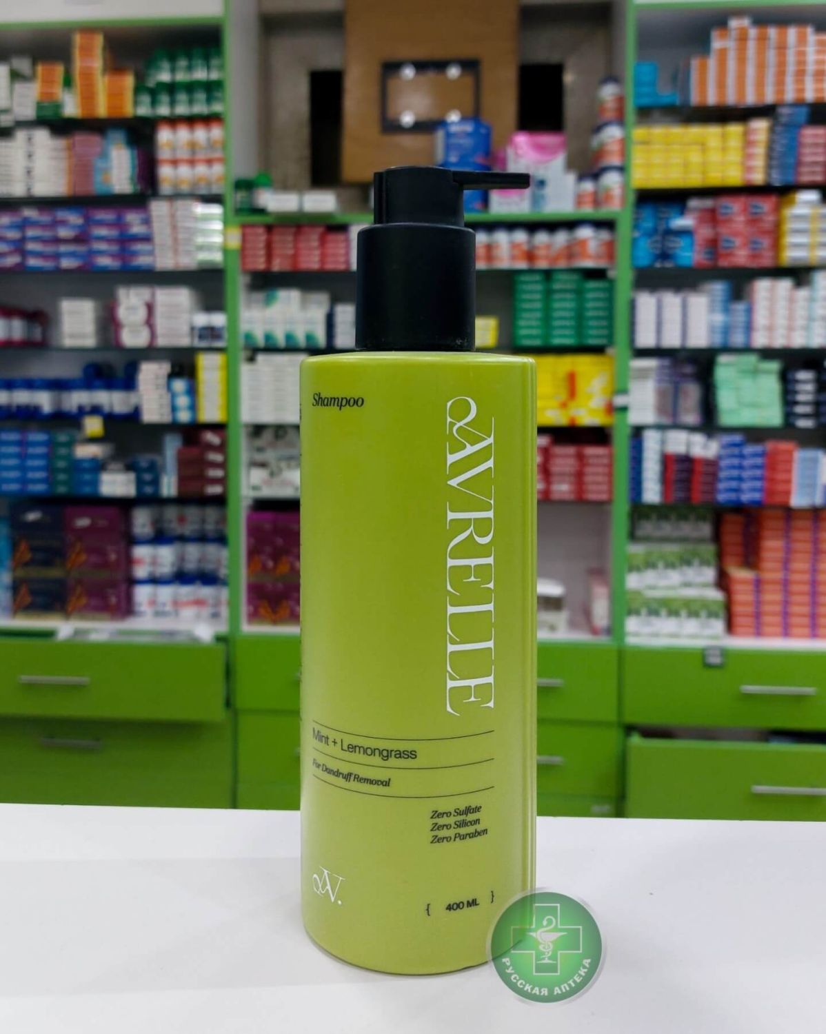 Avrelle Shampoo with Mint, Lemongrass & Tea tree, anti-dandruff, oil control & anti-Itch 400 ml