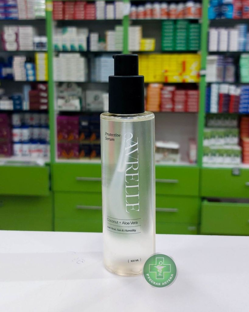 Avrelle Lightweight leave-in protective hair serum 3 in 1 with Coconut & Aloe vera for frizz control 100 ml