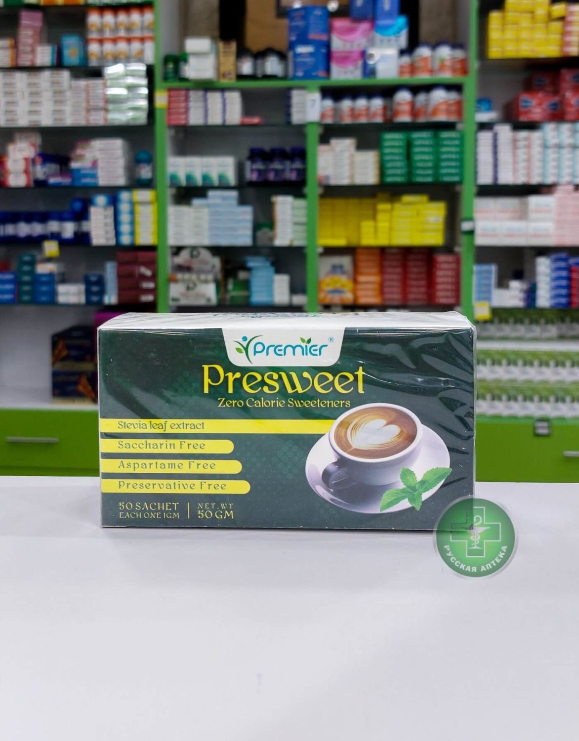 Premier Presweet zero calorie sweetener 50 sachets