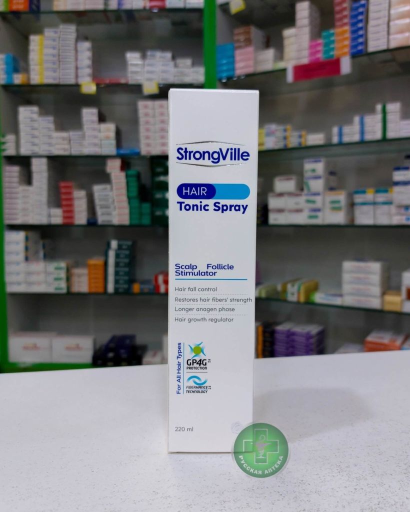 StrongVille Hair tonic spray for hair loss control & growth stimulation 220 ml