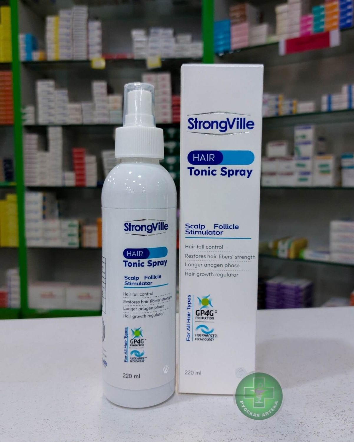 StrongVille Hair tonic spray for hair loss control & growth stimulation 220 ml