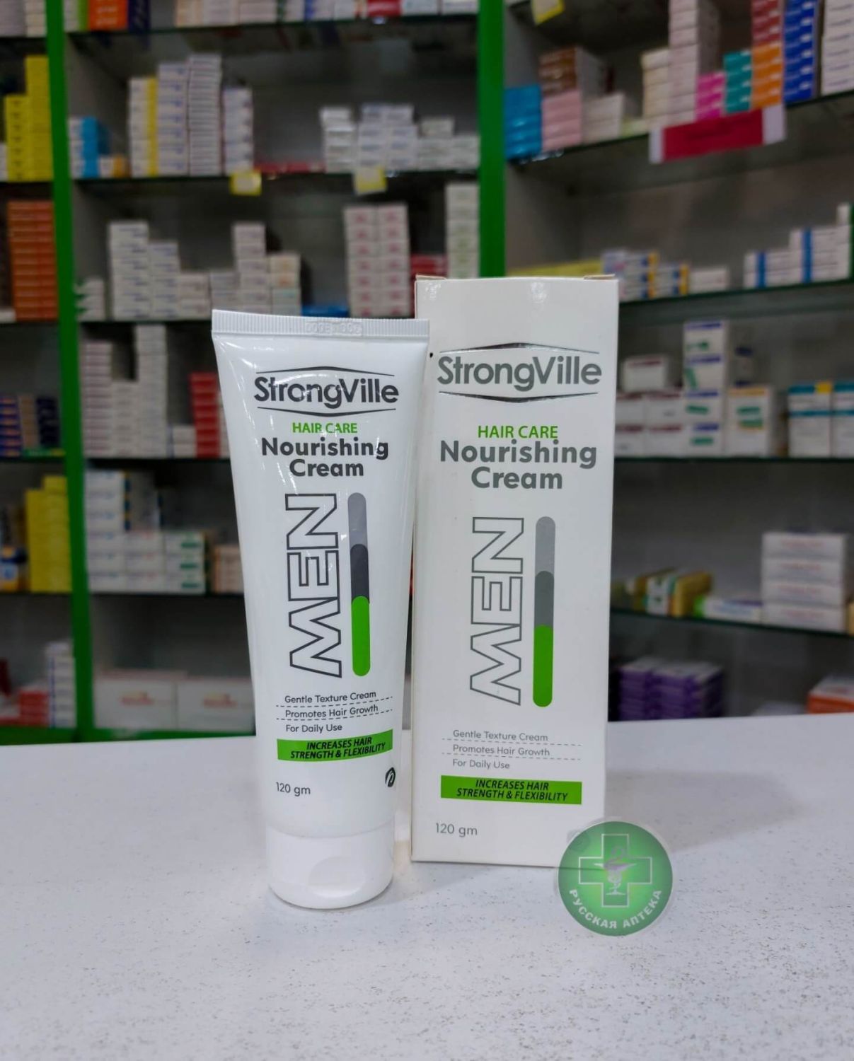 StrongVille Nourishing hair cream for men strengthening, thickening & care 120 g