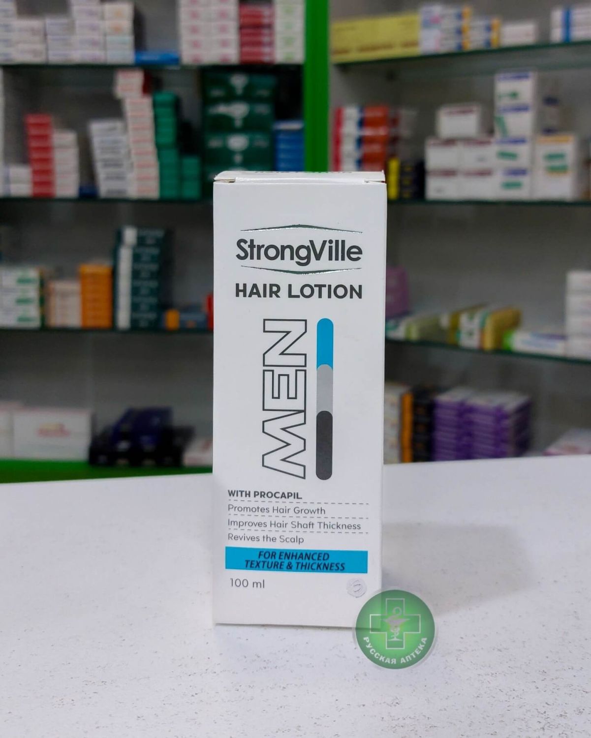 StrongVille Men stimulating hair lotion for growth and density 100 ml