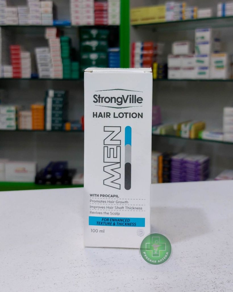 StrongVille Men stimulating hair lotion for growth and density 100 ml