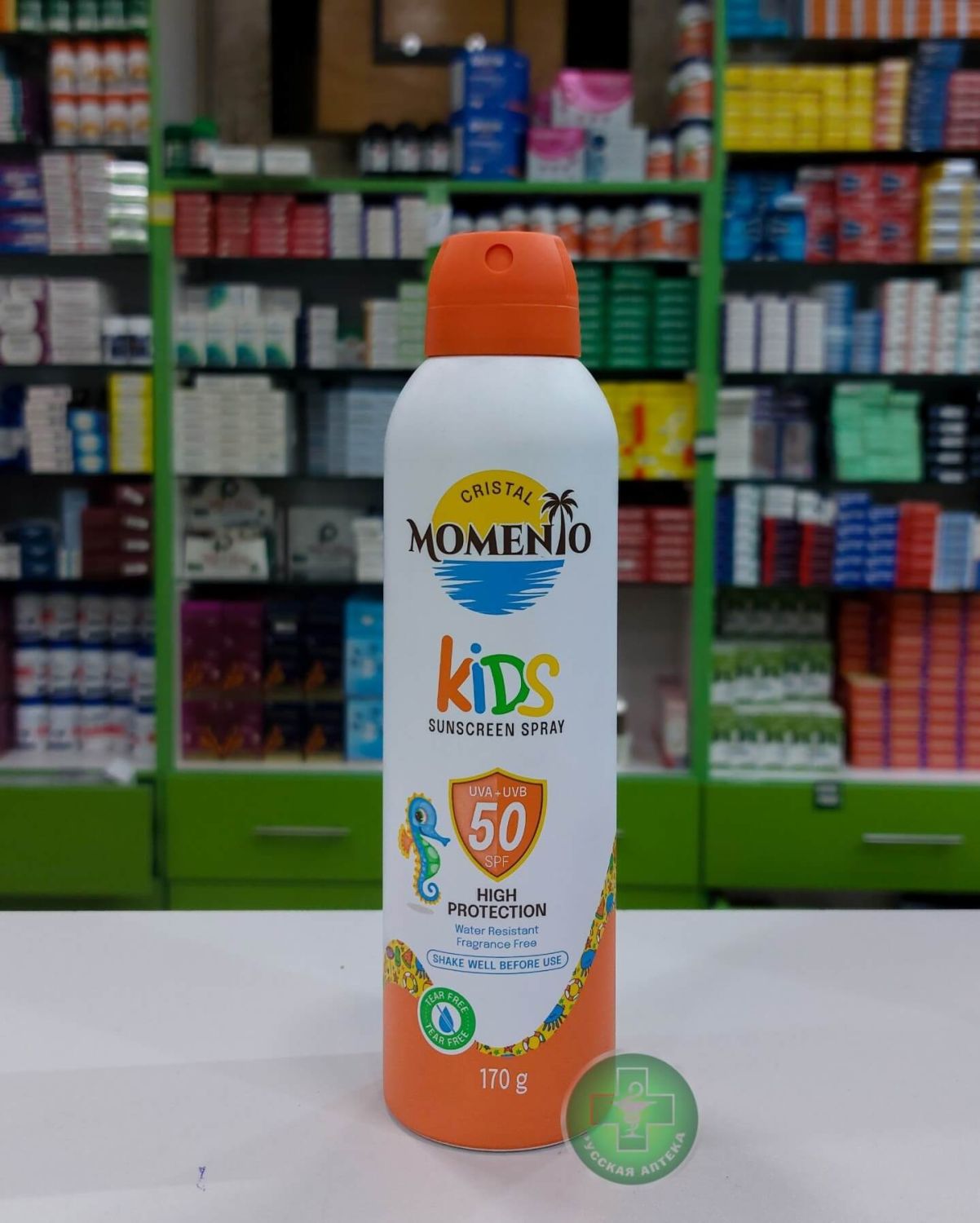 Cristal Momento Kids Солнцезащитный спрей для детей SPF50 170 г